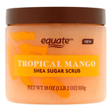 Equate Esfoliante Pele Shea Sugar Scrub Tropical Manga 510gr