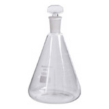 Erlenmeyer 1000ml Com Tampa