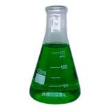 Erlenmeyer Boro3 3 Graduado Vidro Frasco 125ml Boca Estreita