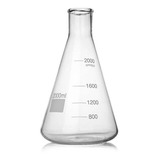 Erlenmeyer De Vidro Boca Estreita 250ml