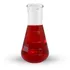 Erlenmeyer De Vidro Boca Larga Graduado 500ml