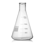 Erlenmeyer De Vidro Graduado