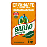 Erva mate Barão De Cotegipe Chimarrão A Vácuo Tradicional Sem Glúten 1 kg