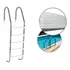 Escada Em Inox Para Piscina 5 Degraus Em Abs   Pooltec