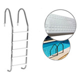 Escada Em Inox Para Piscina 5 Degraus Em Abs   Pooltec