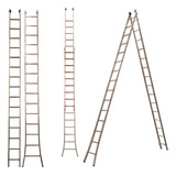 Escada Extensiva Aluminio Dupla