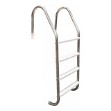 Escada Inox Piscina Degraus Reforçado Completa Resistente