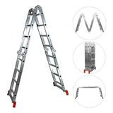 Escada Multifuncional De Aluminio 4x4 16d  13 Em 1 Botafogo