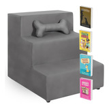 Escada Para Cachorro Gato Escadinha Rampa Pet Ossinho Brinde