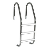 Escada Para Piscina Em Aço Inox Com 3 Degraus Abs Sodramar