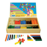 Escala Cuisenaire Completa 294 Peças De Madeira