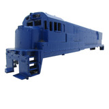Escala Ho Carcaça De Locomotiva U36 Pintura Azul Jorgetrens
