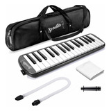 Escaleta Mellody 32 Teclas Preta Profissional Bag Loja