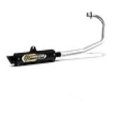 Escapamento Pro Tork Competition [curva Cromada] Titan 125 Es 2000/04 Preto