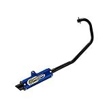 Escapamento Pro Tork Competition [curva Cromada] Titan 160 Azul