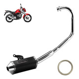 Escapamento Titan/fan/start 160 Mini Tri Fortuna Preto