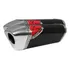 Escape Ponteira Coyote Trs Tri-oval Alumínio Par - Xt 660 R