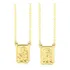 Escapulário Corrente Piastrine 60 Cm Ouro 18k 750 Cor Amarelo Aqua Jóias
