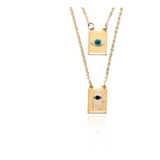 Escapulario Feminino Hamsa Mao