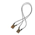Escapulário Masculino Cordão Preto Ouro Velho (várias Cores)