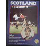 Escócia X Bélgica Programa Oficial 1983 Revista Futebol