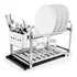 Escorredor 16 Pratos Talher Inox Bandeja Coletora Makinox