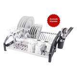Escorredor 20 Pratos Inox