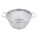 Escorredor Bowl Peneira Multiuso Inox Fundo Premium 32cm