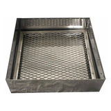 Escorredor De Frituras Em Aço Inox 30 X 30 X 8 Cm Altura