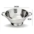 Escorredor De Macarrão Massa Aço Inox Utensílios De Cozinha