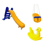 Escorregador Infantil Balanço Bebe Nhoca Kit