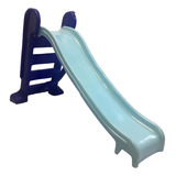 Escorregador Infantil Medio 3 Degraus   Linha A Escorrega Cor Azul claro