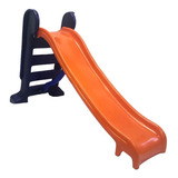 Escorregador Infantil Medio 3 Degraus   Linha A Escorrega Cor Laranja C  Roxo