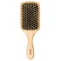 Escova De Cabelo De Madeira Raquete Wood Bege Belliz