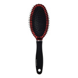 Escova De Cabelo Oval Ion Vermelha Belliz