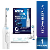 Escova De Dente Elétrica Recarregável Oral-b- Geniusx Bivolt