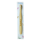 Escova De Dentes Infantil Vegana De Bambu - Branco