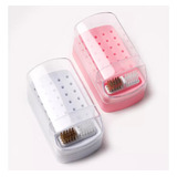 Escova De Limpeza Brocas E Organizador 30x Rosa
