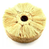 Escova De Sisal Roda Polimento Rebolo 6x1'' Facas Cutelaria