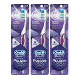 Escova Dental Elétrica Oral B Pulsar 3d White - 3 Unidades