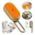 Escova Pet Vapor Pelo Recarregável Pets 3 Em 1 Usb T25