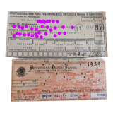 Escripofilia 2 Antigos Cartões Imposto Predial De 1939 Rj 