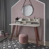Escrivaninha 120cm Com Nichos