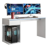 Escrivaninha Gamer Movelove Mesa Gamer Start Flex Mdp De 1 36m X 70cm X 45cm Branco