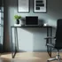 Escrivaninha Industrial Escritório Kelan Cor Preto 90 Cm Multiuso