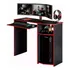 Escrivaninha Mesa Computador Gamer Xp Black  Vermelho Clique Moveis
