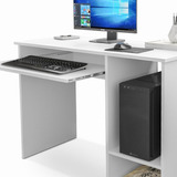 Escrivaninha Para Computador Office 0 90m Inglaterra Branco