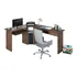 Escrivaninha Para Pc Zanzini Estação De Trabalho Max Mdp De 1.72m X 73.8cm X 1.41m Jacarandá Impressão