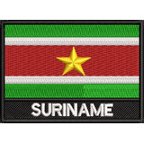Escudo Bordado Bandeira Suriname