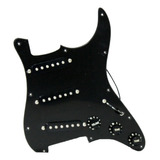 Escudo Para Guitarra Stratocaster Preto Com 3 Camadas E Part